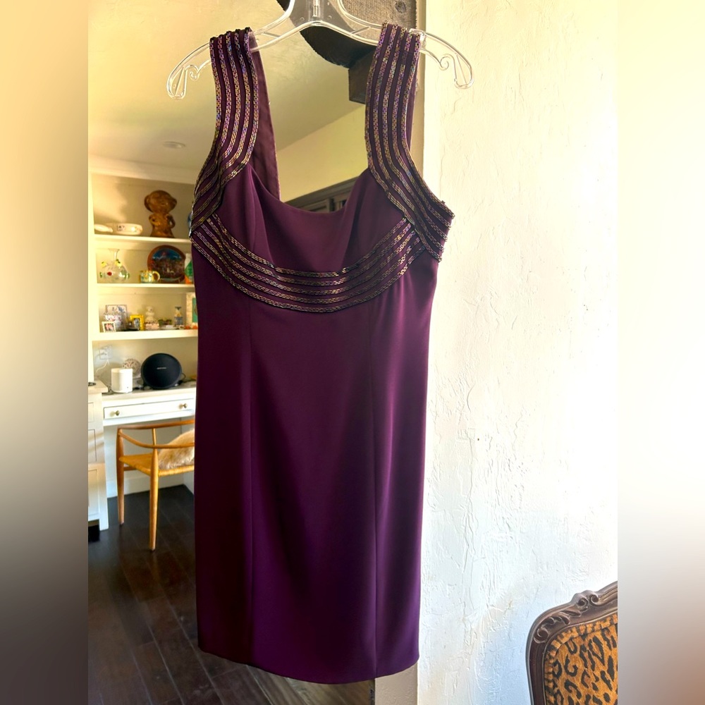 Purple size 8 cocktail dress